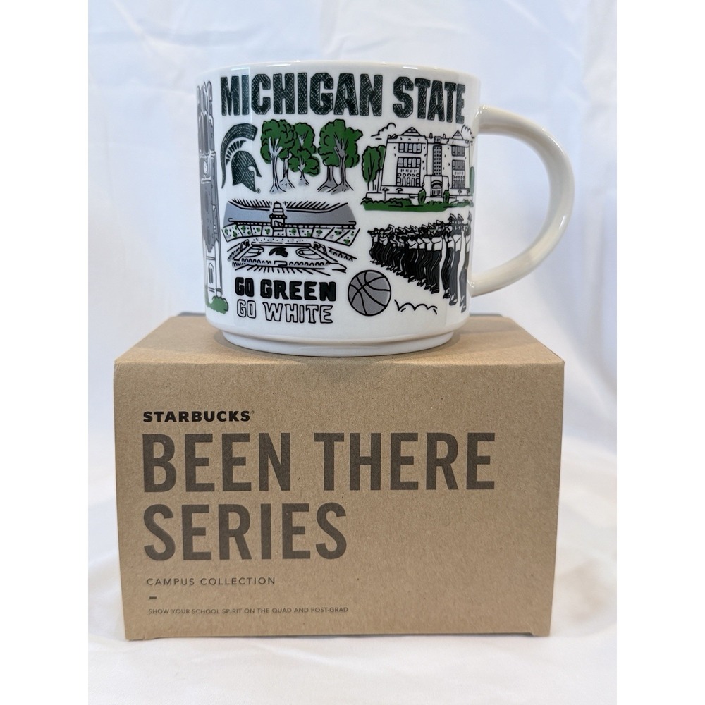 NIB Michigan State University Starbucks Been There Campus Collection Mug
